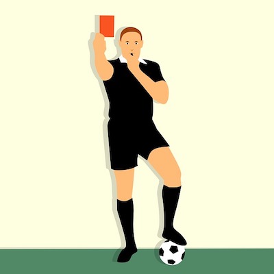 red card soccer