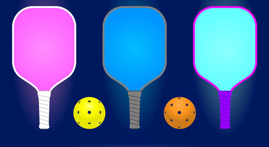 Pickleball paddles