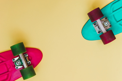 two penny skateboards