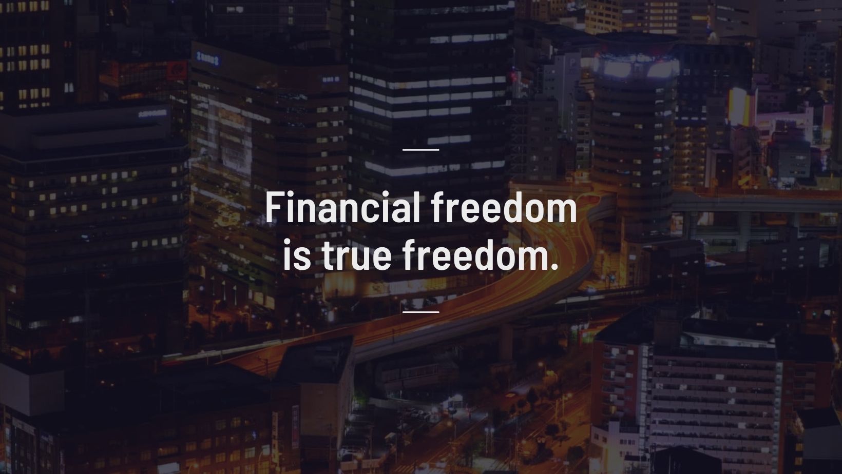 Financial Freedom