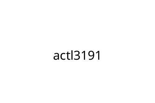 actl3191