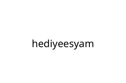hediyeesyam