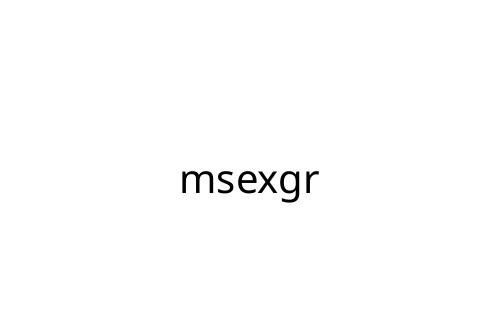 msexgr