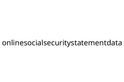 onlinesocialsecuritystatementdata