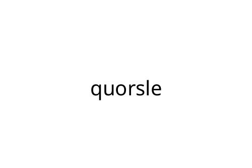 quorsle