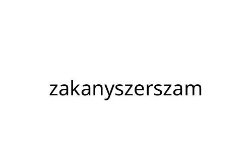 zakanyszerszam