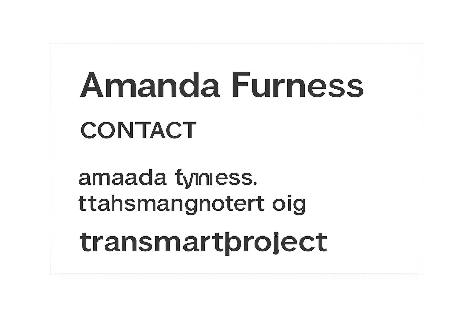 amanda furness contact transmartproject