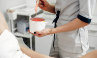beautiful young girl beauty salon
