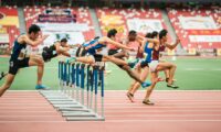 men running