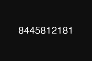 8445812181