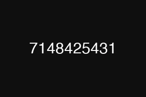 7148425431