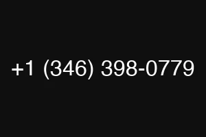 +1 (346) 398-0779