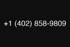 +1 (402) 858-9809