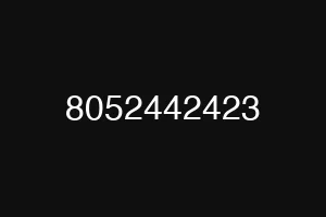 8052442423